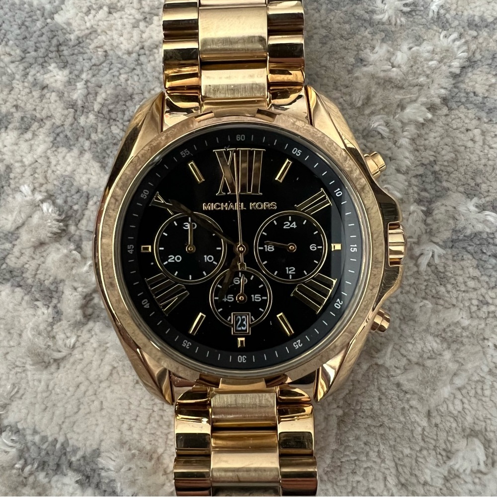 Michael Kors Bradshaw Gold-Tone Watch